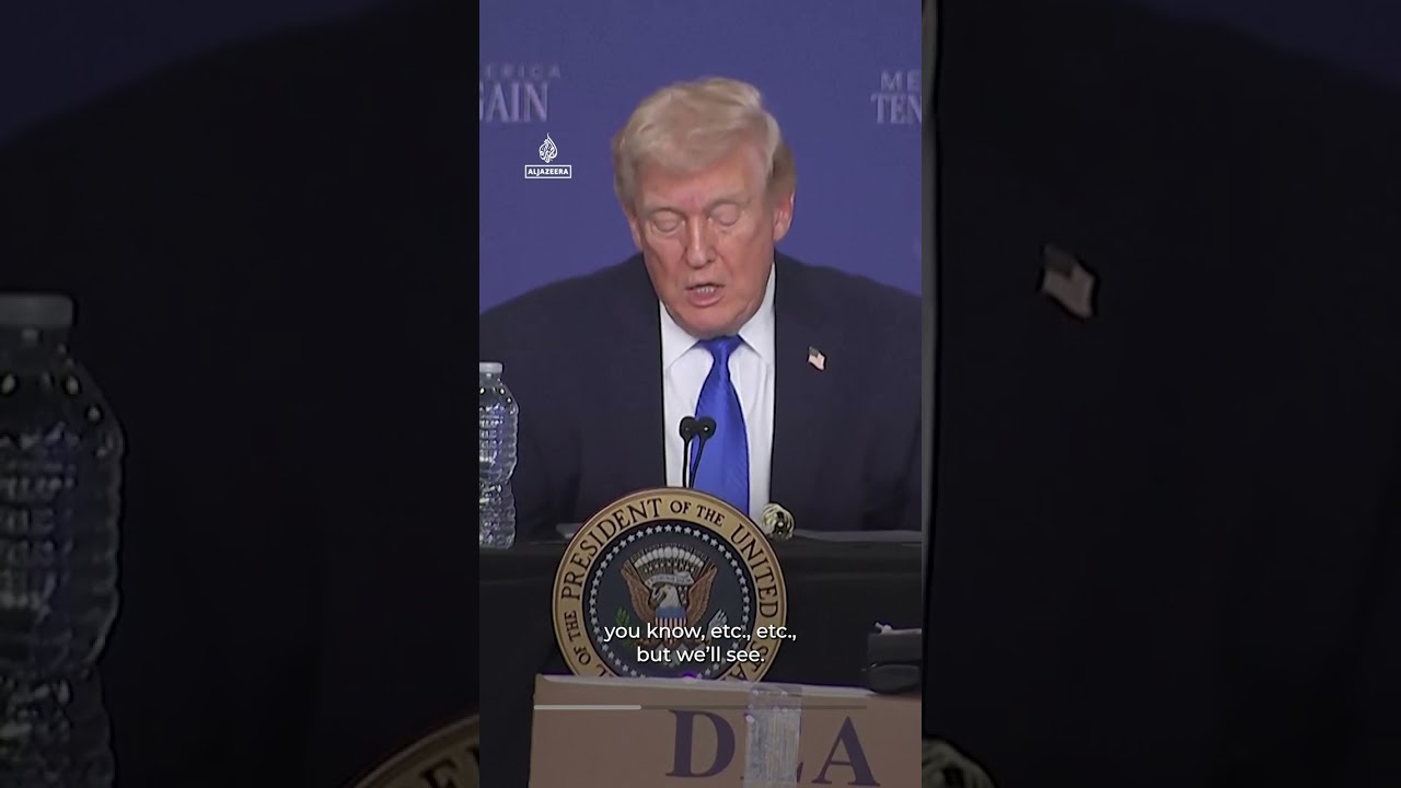 Trump says Iran 'wants peace’ after US military did ‘great job’ | AJ shorts