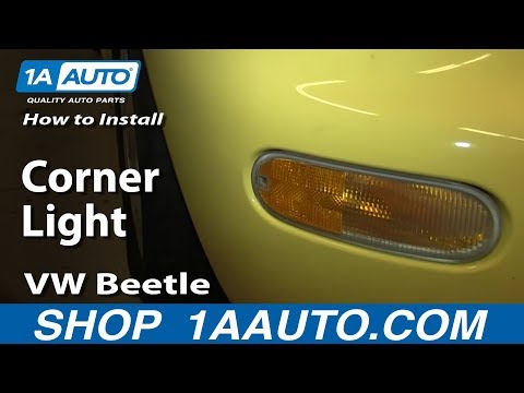 VW NEW BEETLE (MKIV) - Parking Turn Signal Light & Bulb Replacement