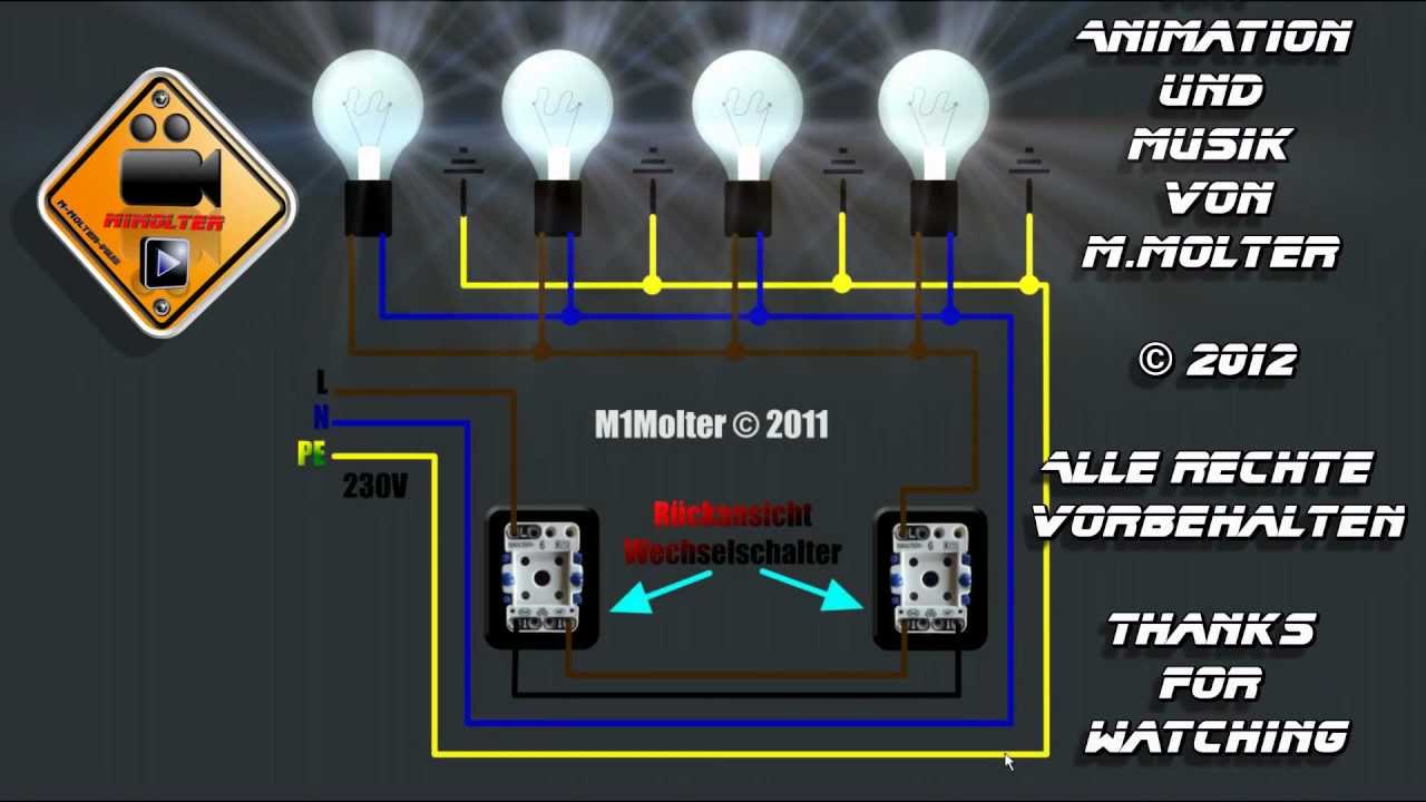 Schaltplan Zwei Bewegungsmelder Für Eine Lampe / Wie schließt man