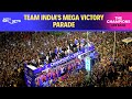 India Team Roadshow | Team Indias Mega Victory Parade Begins, Sea Of Blue At Marine Drive