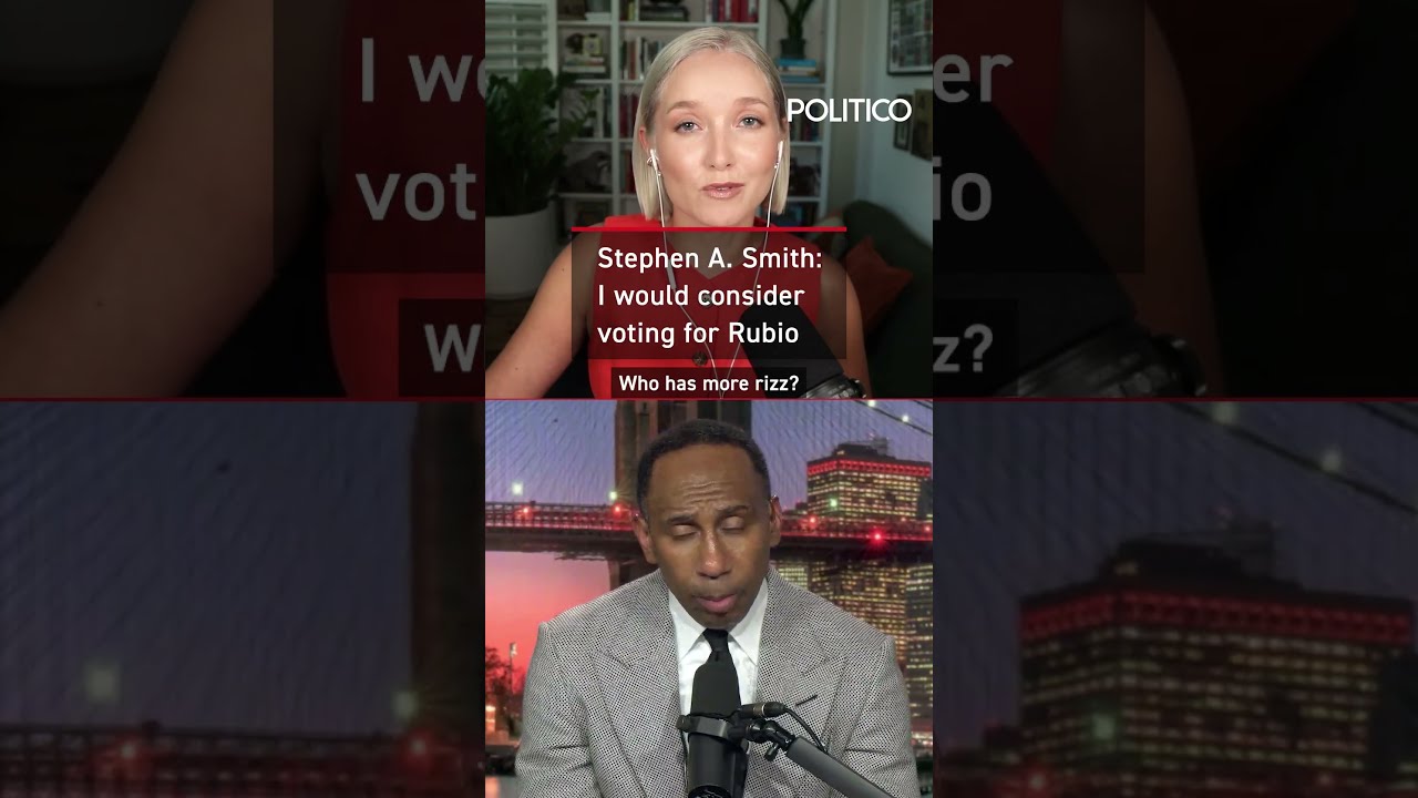Stephen A. Smith says he would consider voting for Rubio