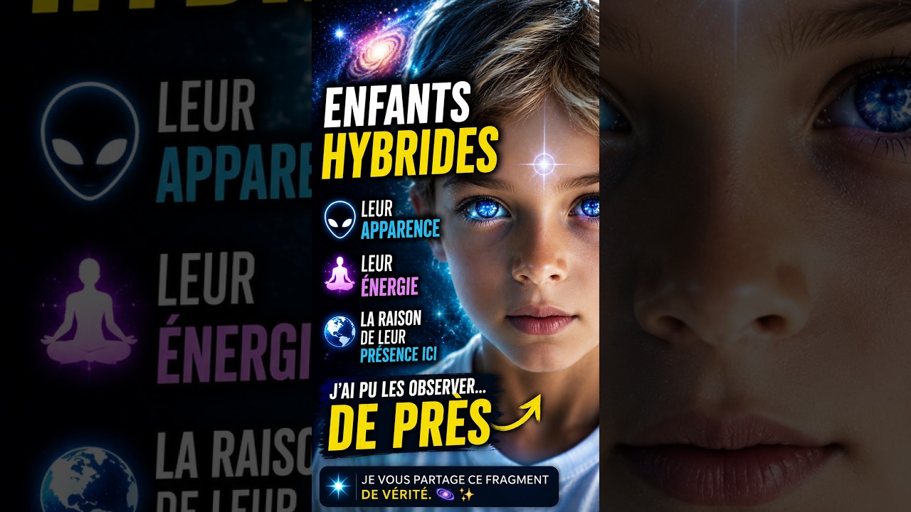 J’ai vu des enfants hybrides extraterrestres !