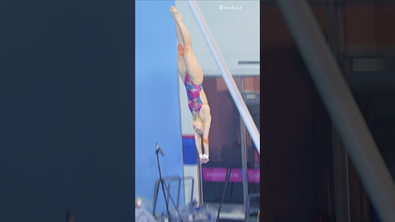 완벽한 입수! 권하림 #diving #권하림 #여자다이빙 #전국체전