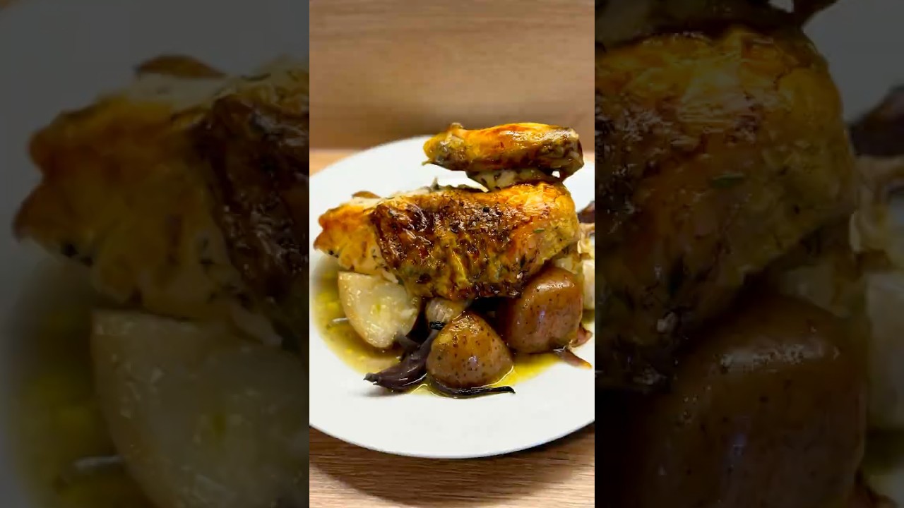 Kuře pečené po venkovsku | Těhotnej kuchař