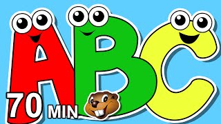 "Colección de Canciones del Alfabeto" & Más | Busy Beavers, Aprenda a Cantar el ABCs, Bebé
