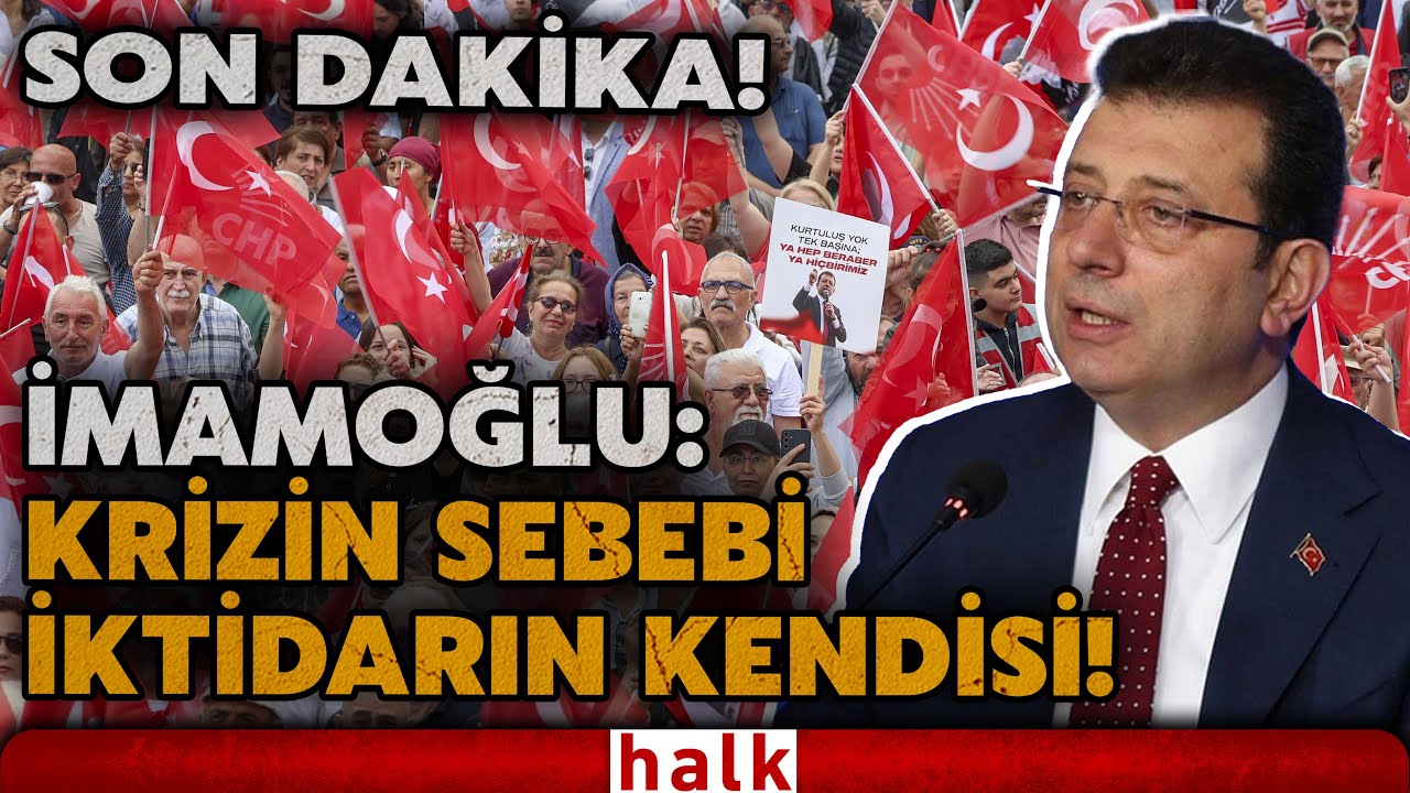 SON DAKİKA! Tutuklu İBB Başkanı Ekrem İmamoğlu'ndan Kartal mitinginde bomba mesaj!