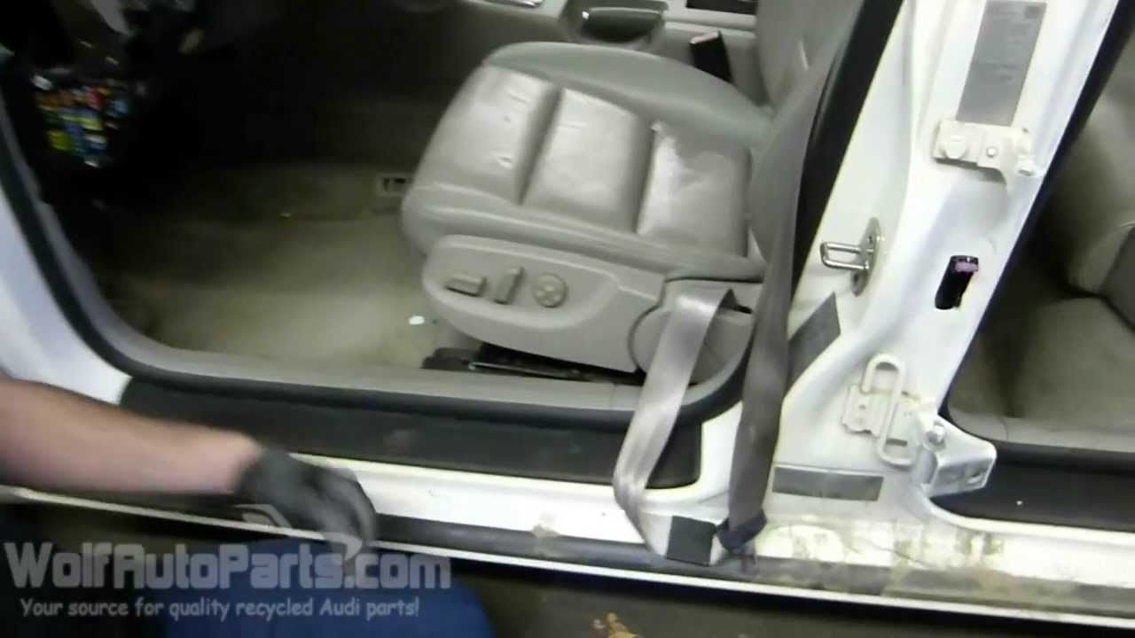 How to Remove the Front Seat - B6/B7 Audi A4 2002-2008 ... slide out wiring diagram 
