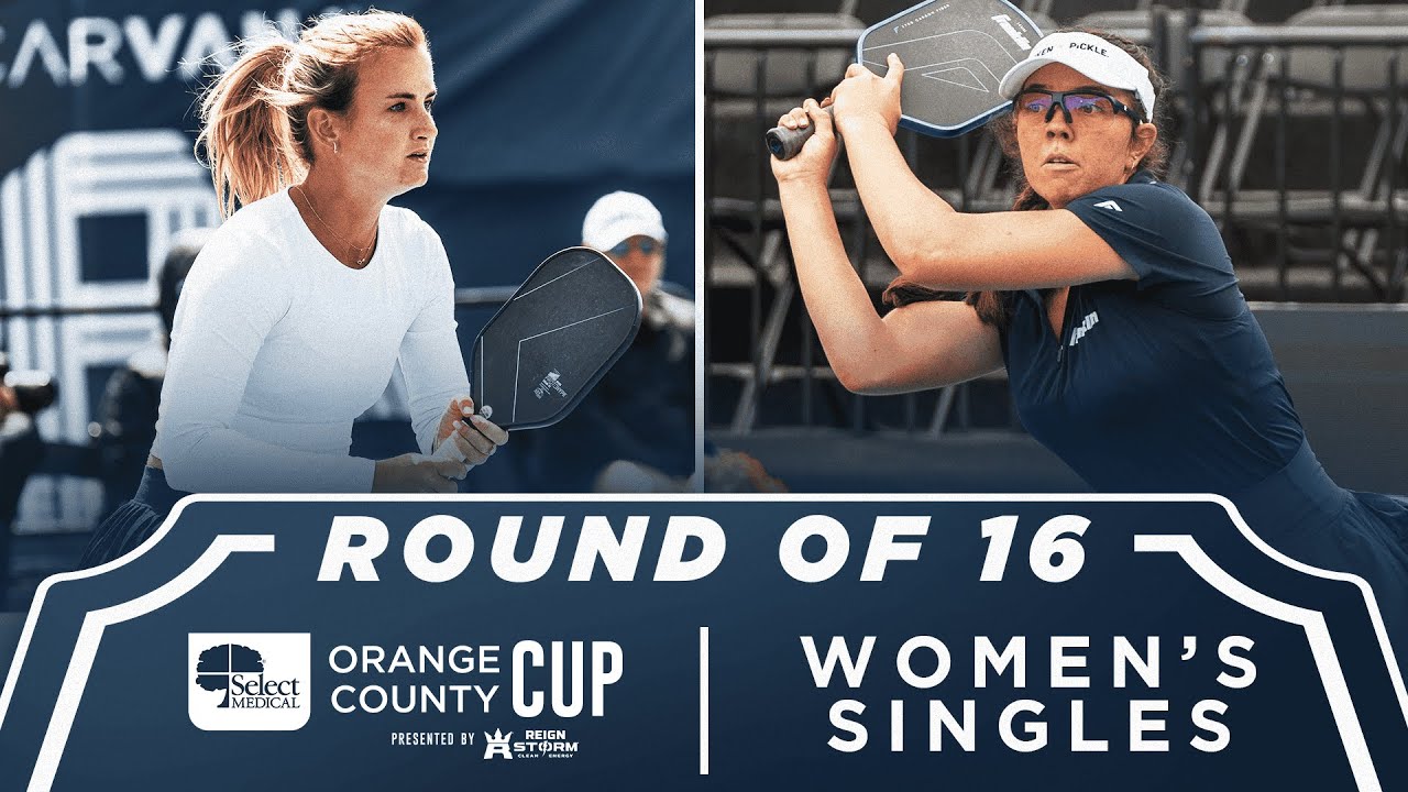 Kate Fahey v Jorja Johnson at the Select Medical Orange County Cup