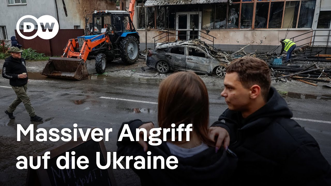 Russland greift Städte und Kraftwerke der Ukraine an | DW Nachrichten