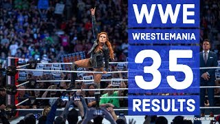 WWE WrestleMania 35 Results - Women's Main Event, New Champions Crowned ...