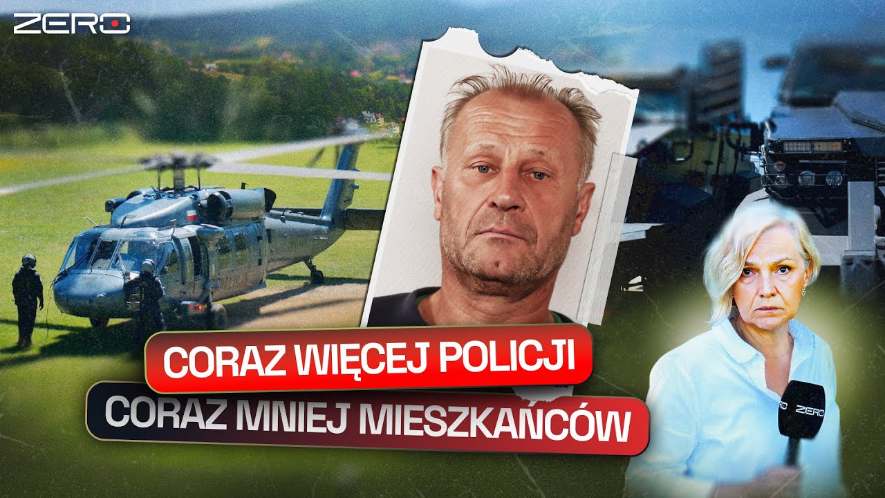 TADEUSZ DUDA WCIĄŻ NA WOLNOŚCI. DO STAREJ WSI PRZYJEŻDŻA CORAZ WIĘCEJ POLICJI