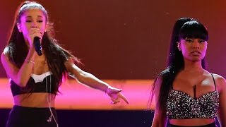 Ariana   Grande Performs at NBA All Star Game with Nicki Minaj
