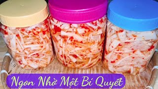Cách Làm Măng Ớt Chua Ngọt Giòn Ngon Không Đắng Để Được Lâu Nhờ  Một Bí Quyết | HVMĐ 456