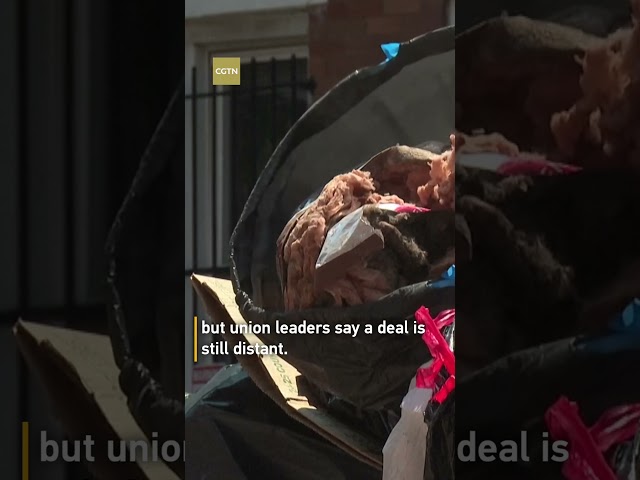 Trash piles up on third day of Philadelphia city workers' strike