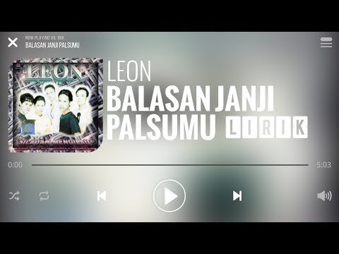 Upload mp3 to YouTube and audio cutter for Leon - Balasan Janji Palsumu [Lirik] download from Youtube