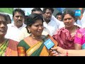 Womens Grate Words About CM Jagan At Medaramatla Siddam Sabha, Addanki | AP Elections | @SakshiTV  - 03:06 min - News - Video