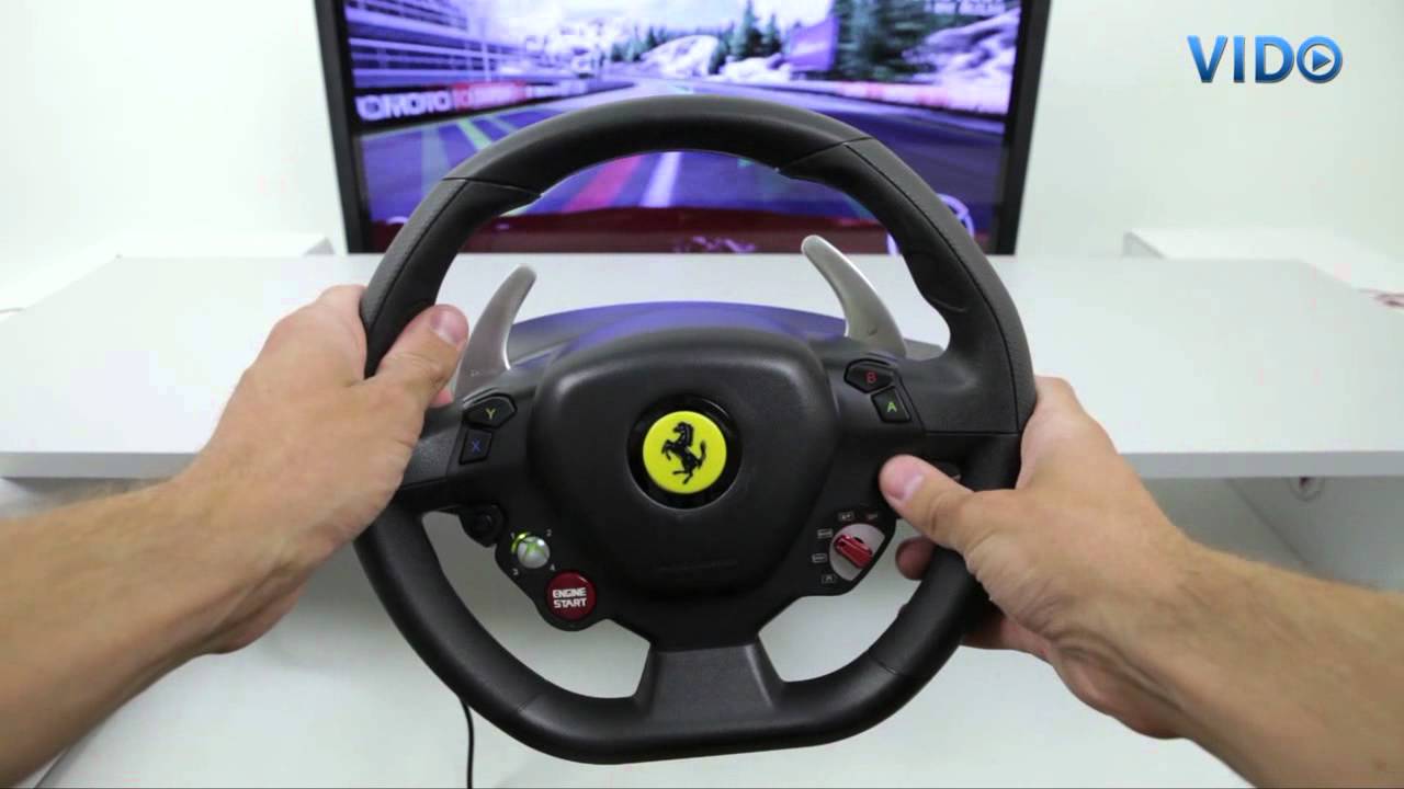 Thrustmaster Ferrari 458 Italia racing wheel for PC/Xbox