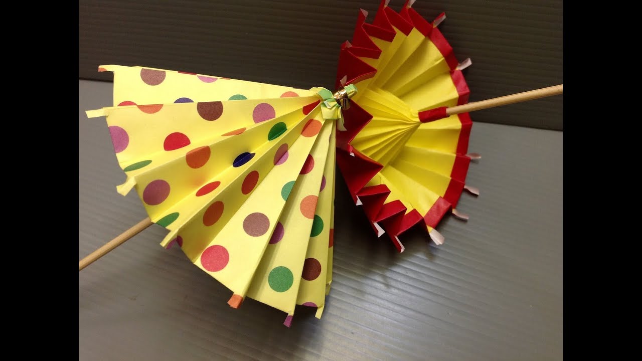 Daily Origami 183 Umbrella YouTube