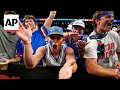 March Madness: Fans storm home court as Florida wins third NCAA title