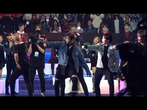 171201 MAMA NCT reaction to WANNA ONE 나야나