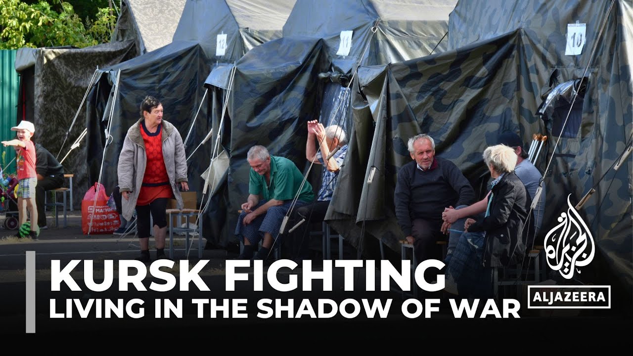 Kursk fighting: Civilians try to continue with lives