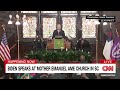See how crowd reacted when protesters interrupted Bidens speech  - 33:01 min - News - Video