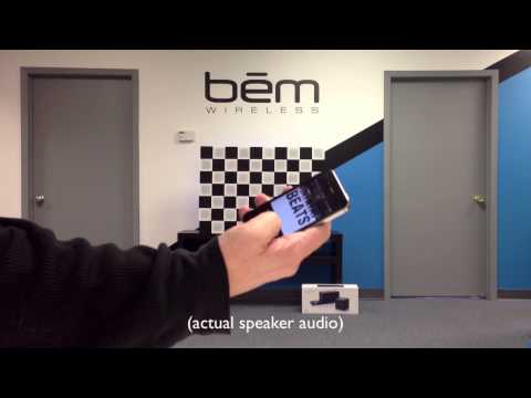 "More Than A Trio" Bem Wireless Speaker Trio - 1 bluetooth source to 70 wireless speakers!