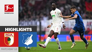 Shared Points In Augsburg | FC Augsburg — TSG Hoffenheim 0-0 | Highlights | MD 10 – Bundesliga 24/25