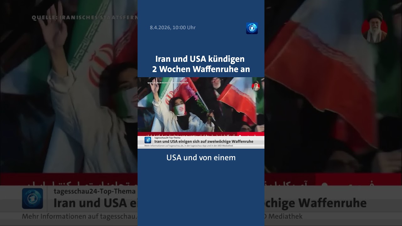 Die USA und Iran haben sich auf eine zweiwöchige Waffenruhe geeinigt. iran usa waffenruhe