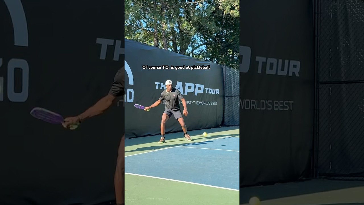 T.O. Plays Pickleball at the APP Chicago Open