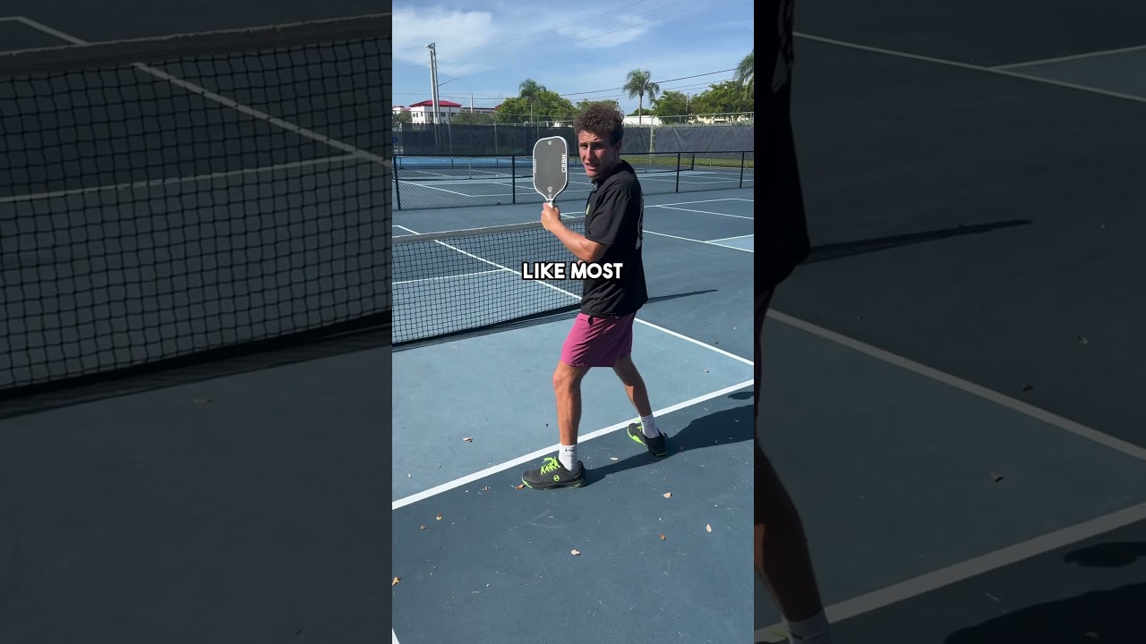 How to make yourself a threat at the kitchen line! #pickleball #pickleballtips