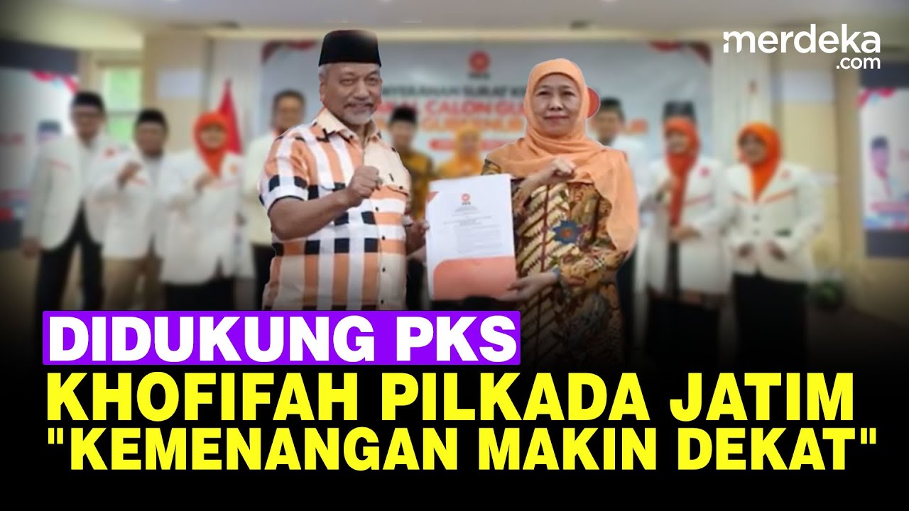 [FULL] Resmi Terima Dukungan PKS, Khofifah Blak-blakan Peluang Menang Pilkada