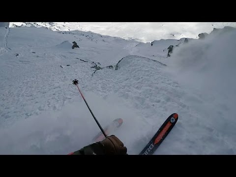 GoPro View: Reine Barkereds Beefy 1st Place Ski Line from Xtreme Verbier