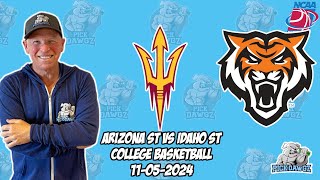 Arizona State vs Idaho State 11/5/24 Free College Basketball Picks and Predictions  | NCAAB Pick