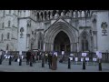 LIVE: Outside court as Julian Assange faces final UK hearing to stop his extradition  - 00:00 min - News - Video