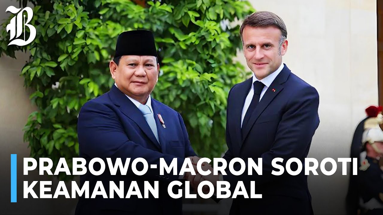 Momen Prabowo Bertemu Presiden Emmanuel Macron, Perkuat Kerja Sama Bilateral