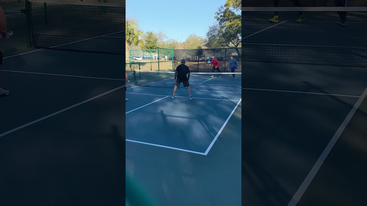 backhand winner #pickleballdoubles #pickleballrocks #badminton #tennis