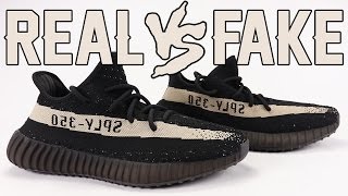 Real VS Fake Yeezy Boost 350 V2 Static Black Non reflective