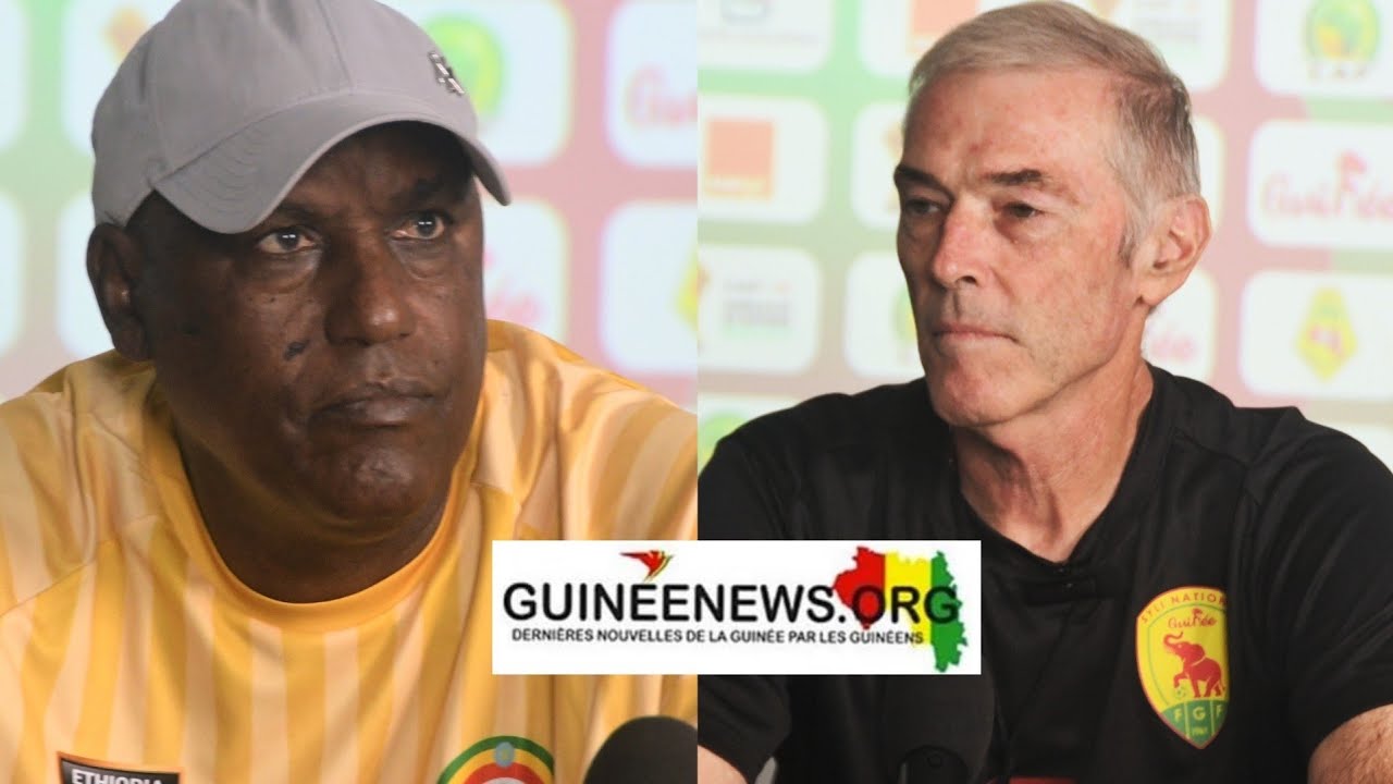 Éliminatoires CAN 2025/J3: la conférence de presse d'avant match entre la Guinée et l'Éthiopie