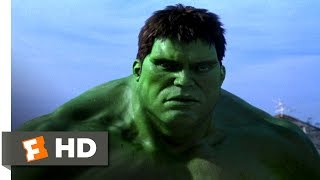 Hulk Breaks Out Scene