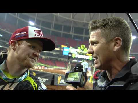 Race Day LIVE 2015 - Atlanta - Trey Canard on the Podium 