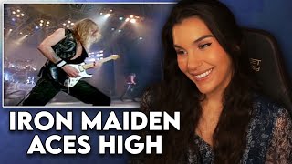 UP THE IRONS!! First Time Reaction to Iron Maiden - "Aces High"