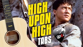 Jackie Chan - High Upon High! Fingerstyle Guitar Cover. Tabs and Karaoke