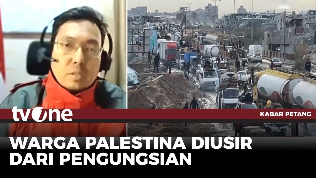 Israel Usir Warga Gaza, Relawan Mer-C: 24 Jam Selalu Ada Drone Mengawasi di Daerah Utara | tvOne