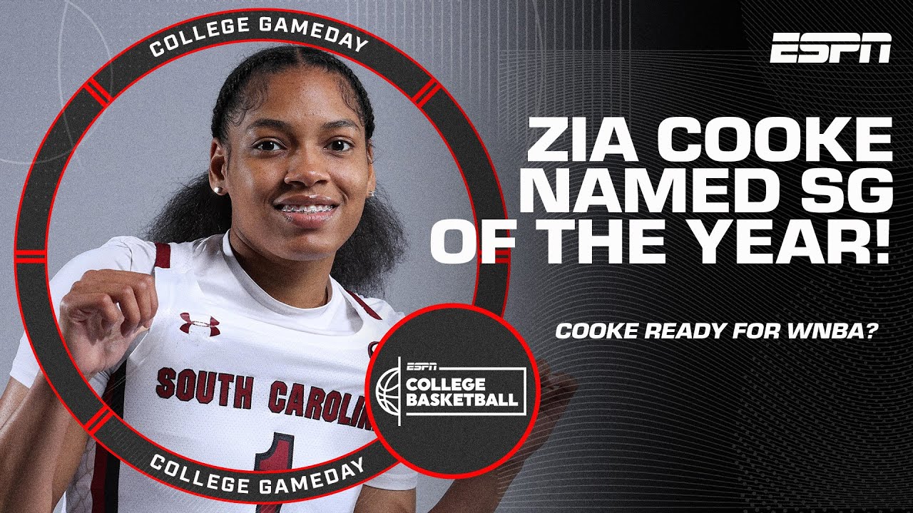 Zia Cooke wins Ann Meyers Drysdale Shooting Guard of the Year Award 🏆 | College GameDay