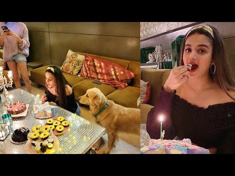 Nidhhi Agerwal birthday celebration video: Niharika Konidela Nidhhi Agerwal birthday celebration video: Niharika Konidela