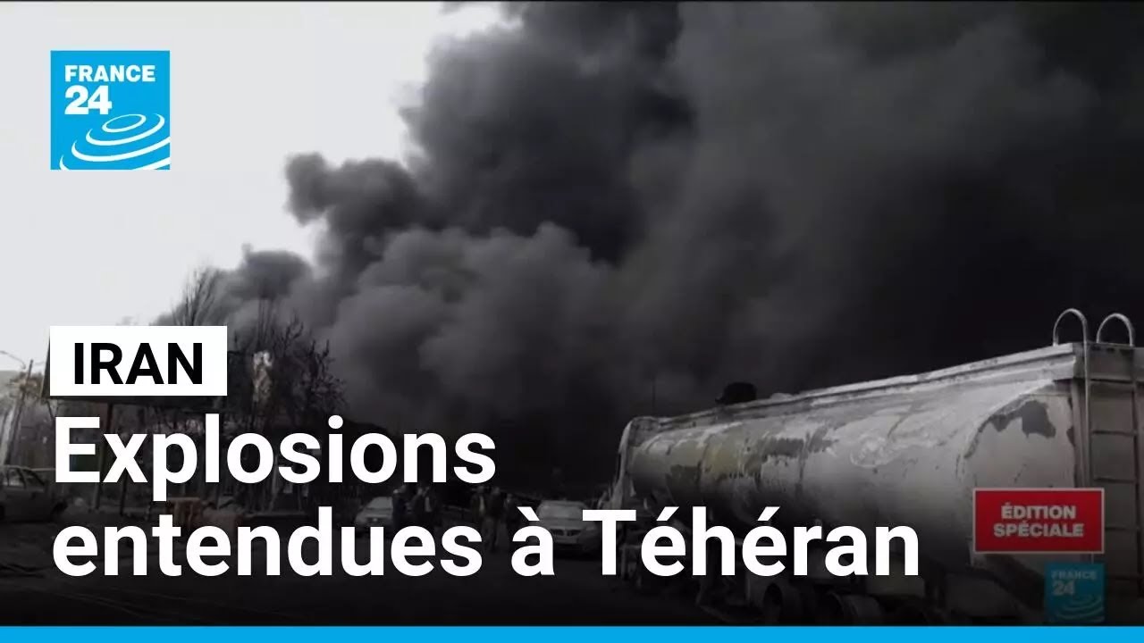 Guerre au Moyen-Orient : nouvelles explosions entendues à Téhéran • FRANCE 24