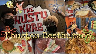 Food Vlog: Spongebob Pop Up Bar in Houston // Could The "Rusty Krab" be the Real Life Krusty Krab??