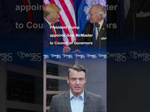 screenshot of youtube video titled President Trump appoints Gov. Henry McMaster to the Council of Governors | TWISC 60 #news