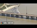 Barge strikes Texas bridge, triggering partial collapse